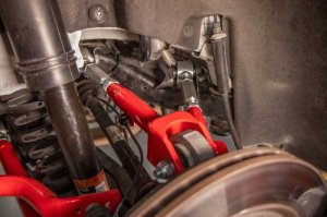 Chevrolet Camaro Control Arm - Rear Upper - UMI Performance - Adjustable, Roto-Joints - Black - `16-`24